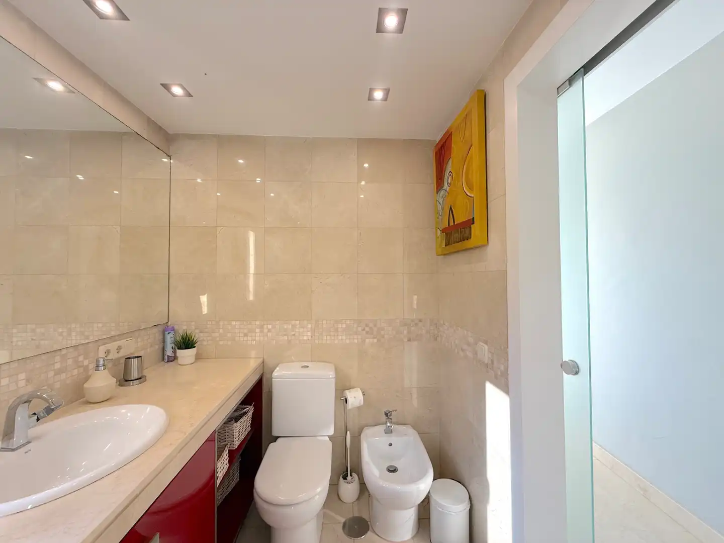 Baño de Casa o chalet de alquiler en Santa Cruz de Tenerife con Aire acondicionado, Jardín privado y Parquet