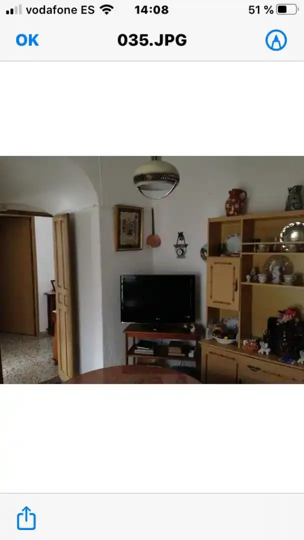 Sala d'estar de Casa adosada en venda en Atajate amb Traster, Moblat i Balcó