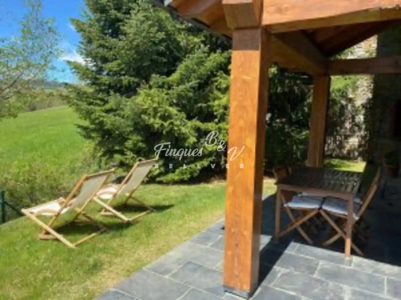Terraza de Casa o chalet de alquiler en Isòvol con Calefacción, Jardín privado y Parquet