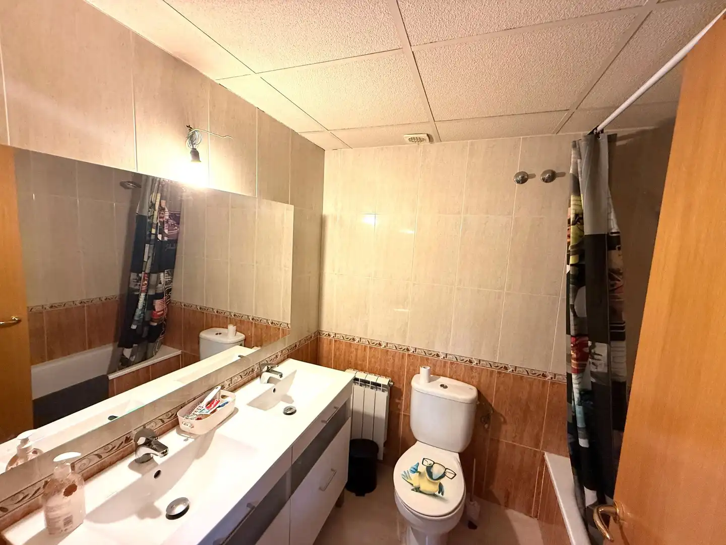 Bathroom of Houses for sale in La Vall d'en Bas  with Air Conditioner, Heating and Terrace