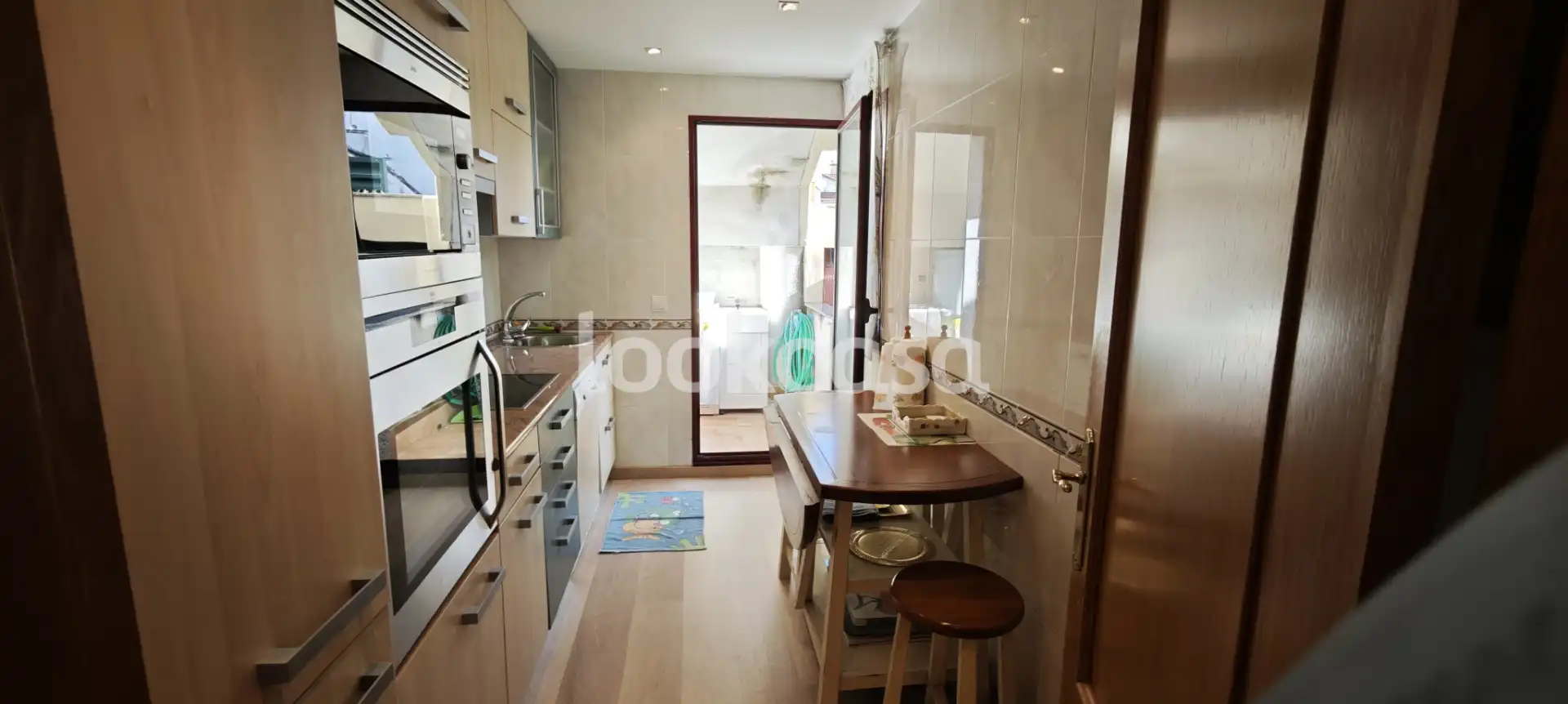 Cocina de Ático en venta en Sanxenxo con Calefacción, Parquet y Terraza