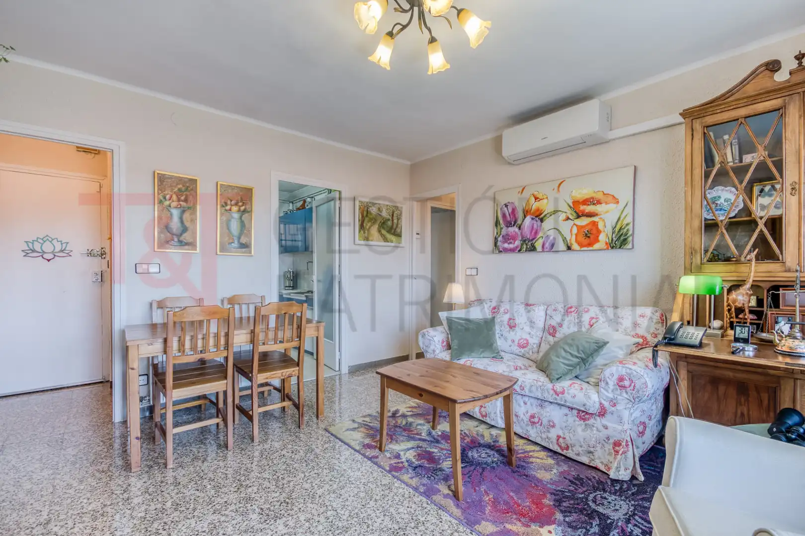Sala d'estar de Pis en venda en Mataró amb Aire condicionat, Calefacció i Forn