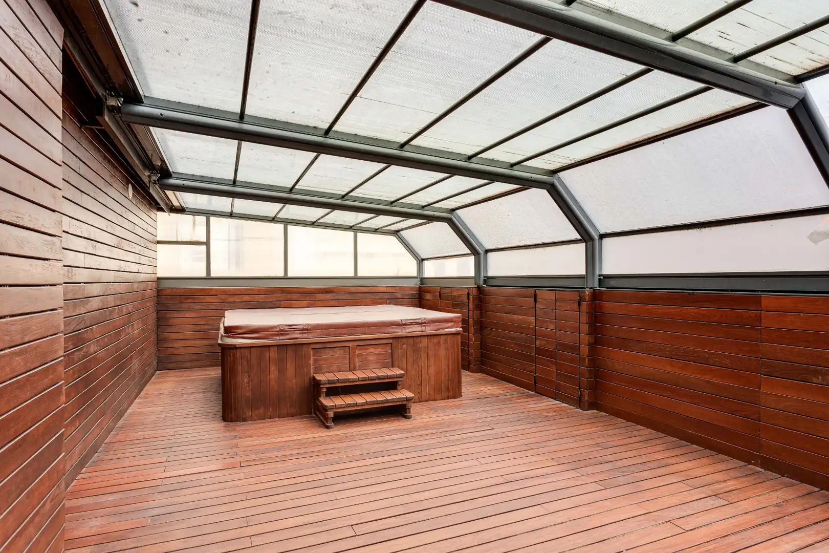 Terraza de Casa adosada en venta en Barcelona con Aire acondicionado, Calefacción y Jardín privado