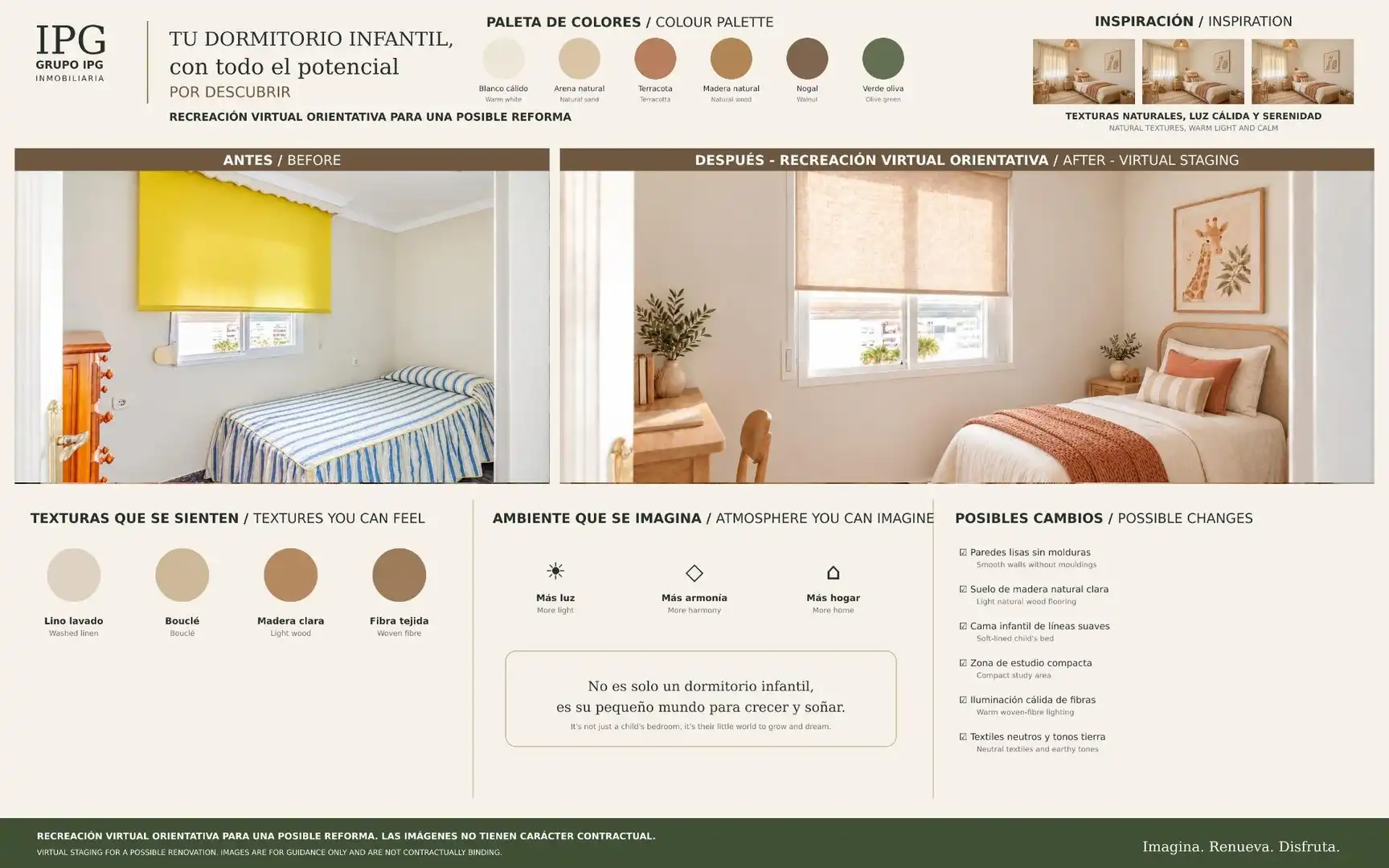 Habitación de Apartamento en venta en Estepona con Aire acondicionado, Calefacción y Terraza