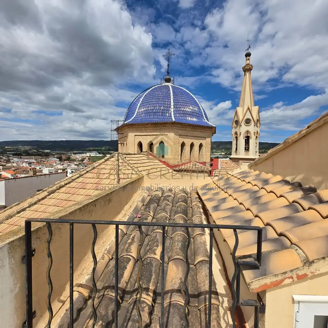 Vista exterior de Casa o xalet en venda en Mogente / Moixent amb Aire condicionat, Terrassa i Traster