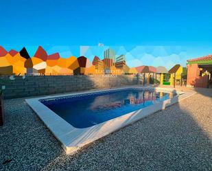 Swimming pool of Country house for sale in Utrera