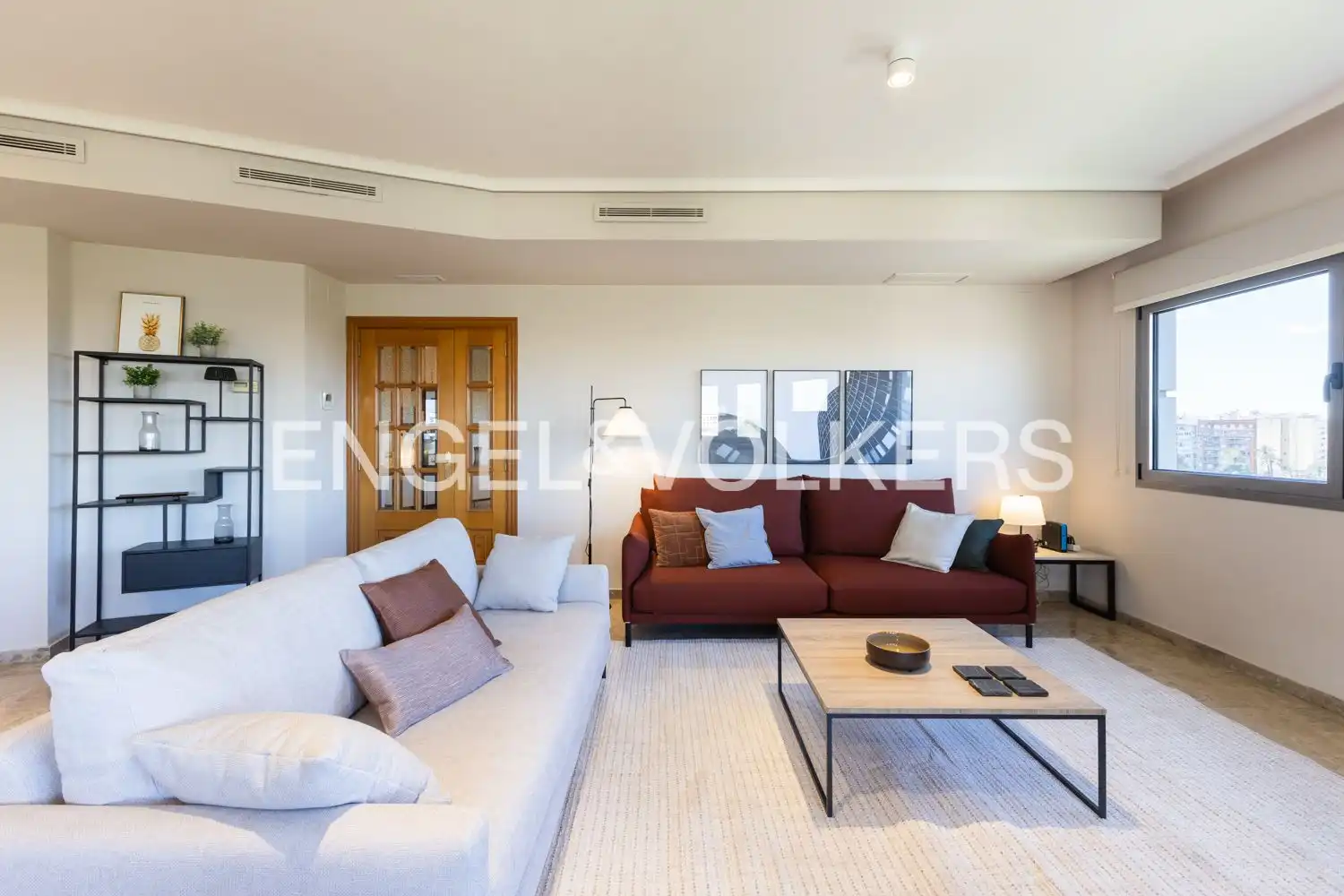 Sala de estar de Piso de alquiler en Valencia con Aire acondicionado, Calefacción y Amueblado