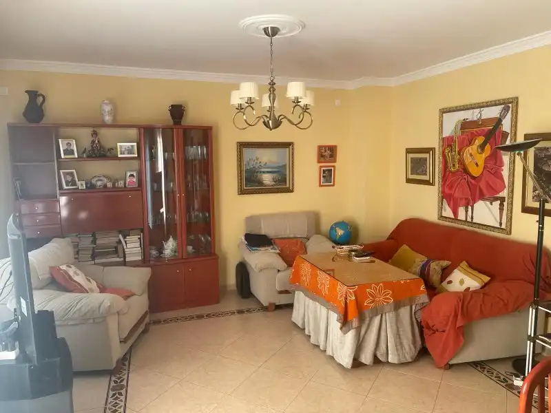 Living room of Houses for sale in Fuente de Cantos  with Air Conditioner, Heating and Terrace