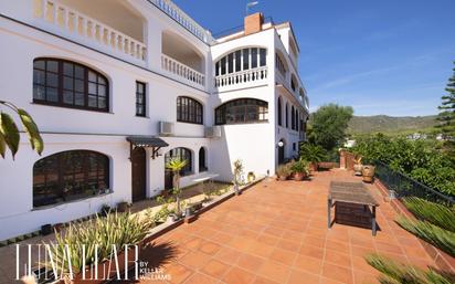 Exterior view of House or chalet for sale in Castelldefels  with Air Conditioner, Heating and Private garden
