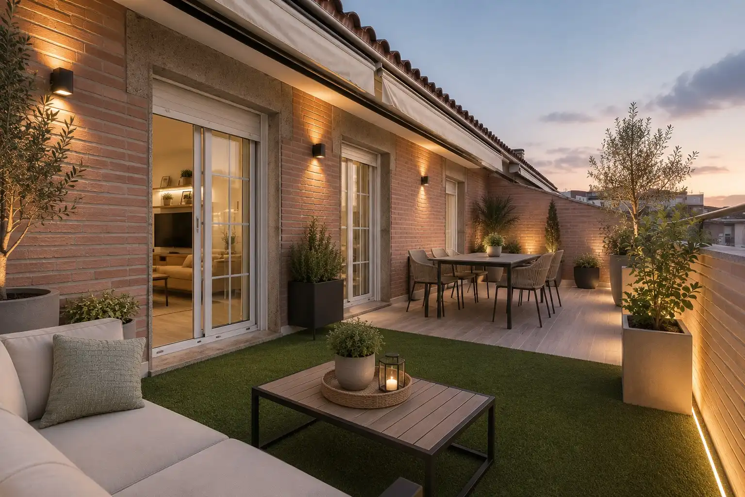 Terrasse von Maisonette zum Verkauf in Leganés mit Klimaanlage, Heizung und Parkett