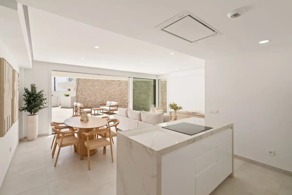 Küche von Erdgeschoss zum Verkauf in Mijas mit Klimaanlage, Heizung und Terrasse