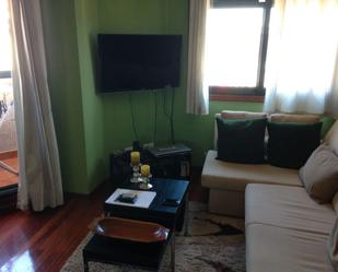 Living room of Flat for sale in Pontevedra Capital   with Terrace, Storage room and Furnished