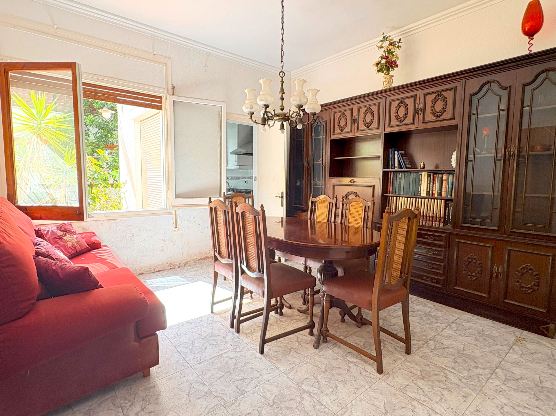 Dining room of Single-family semi-detached for sale in Vilanova i la Geltrú  with Air Conditioner, Heating and Terrace
