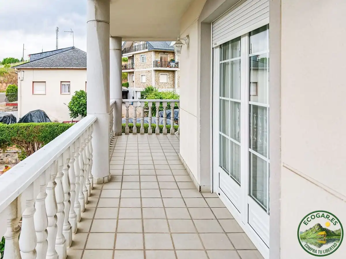 Terraza de Casa o chalet en venta en Cacabelos con Calefacción, Jardín privado y Terraza