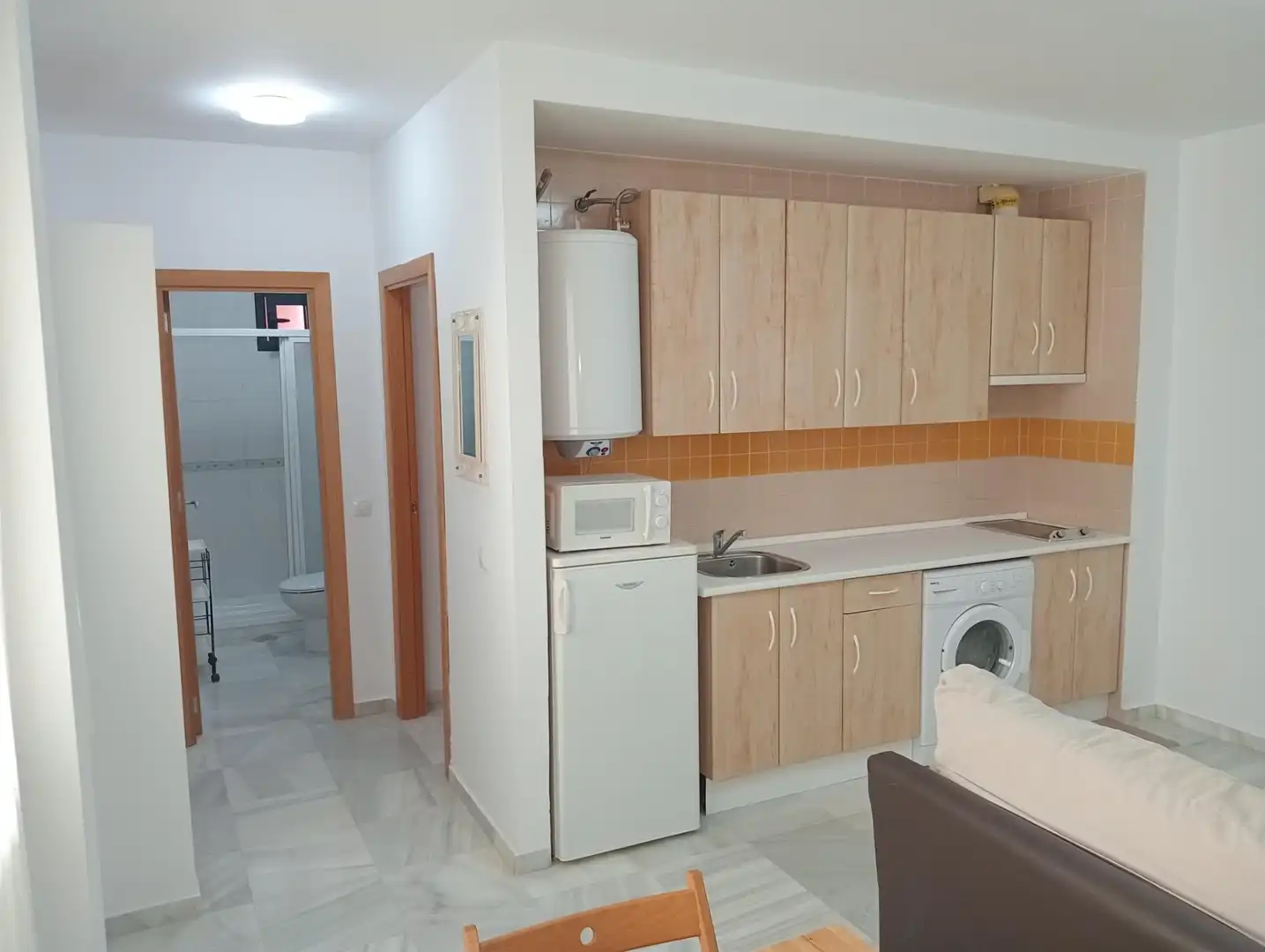 Kitchen of Flat for rent in Sevilla  with Air Conditioner, Terrace and Furnished
