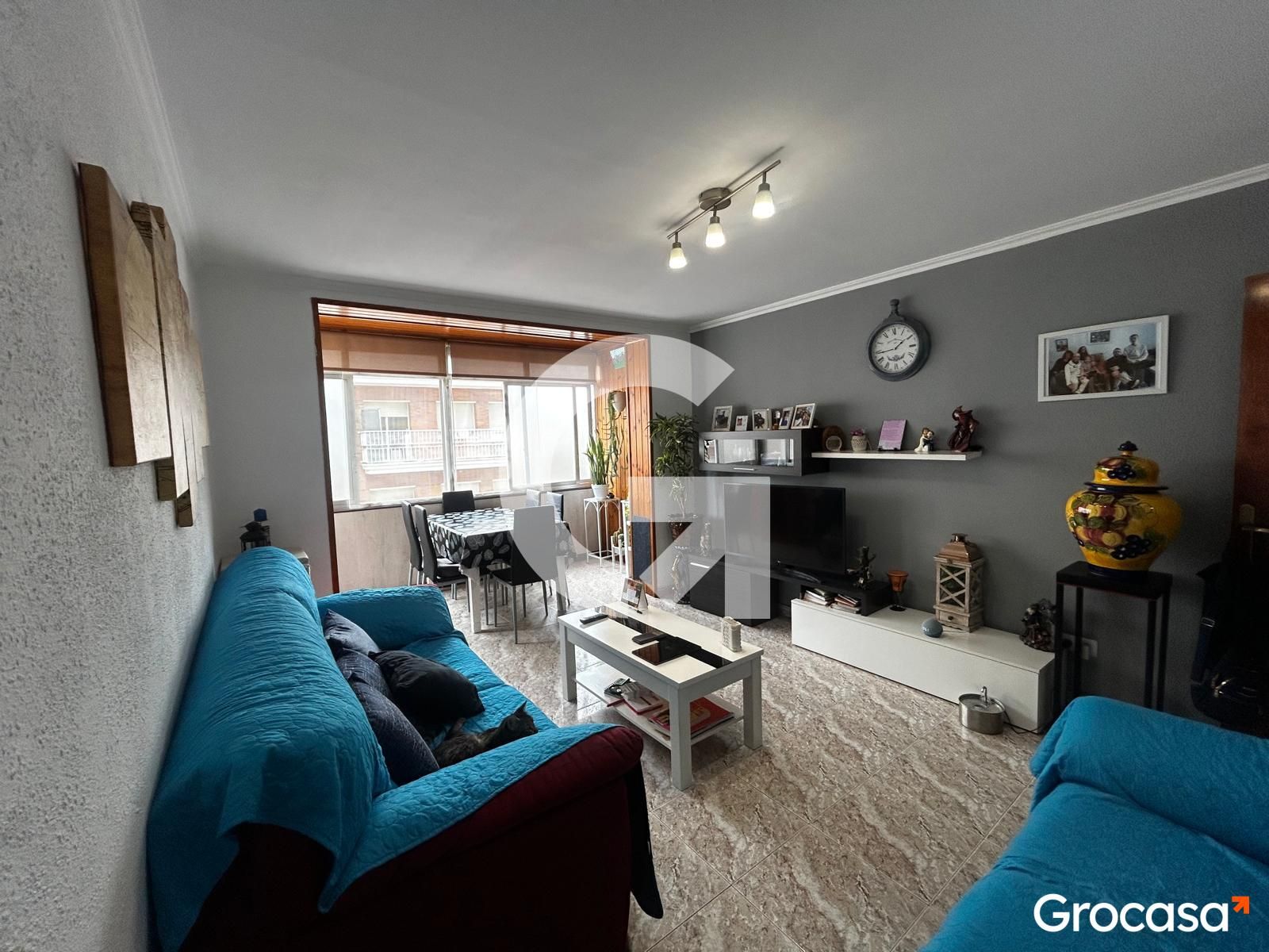 Living room of Flat for sale in Malgrat de Mar  with Furnished, Oven and Washing machine