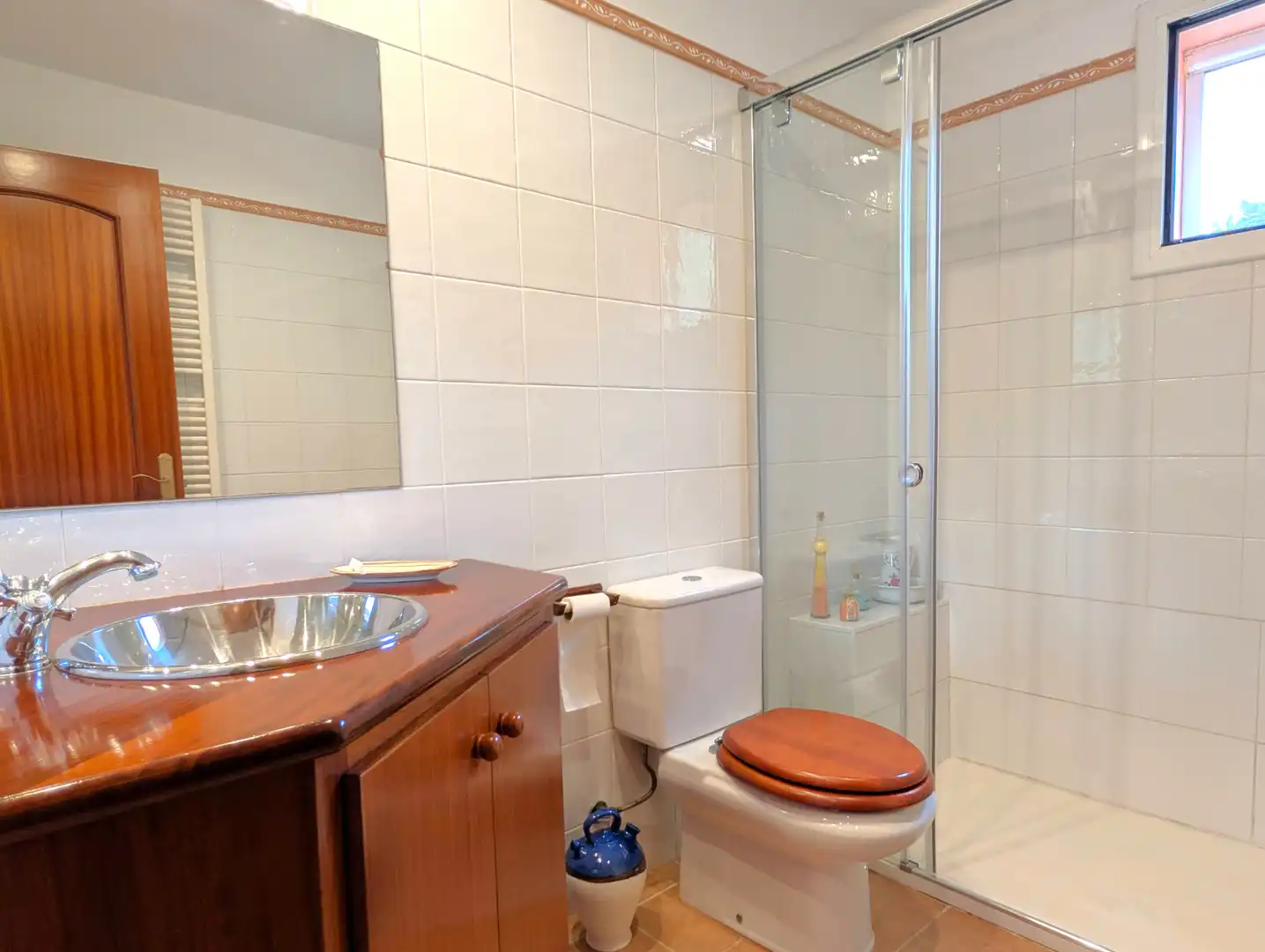 Badezimmer von Haus oder Chalet zum Verkauf in Calonge i Sant Antoni mit Heizung, Privatgarten und Terrasse