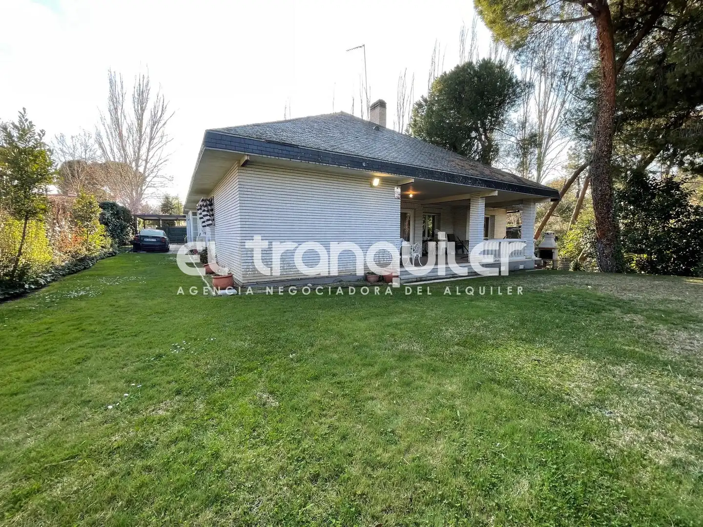 Garten von Haus oder Chalet zur Miete in Fuente del Fresno mit Privatgarten, Schwimmbad und Möbliert