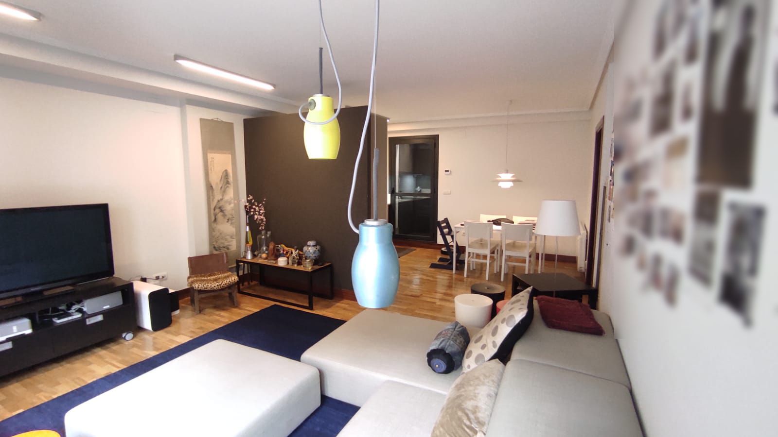 Living room of Flat for sale in Eibar  with Heating, Terrace and Furnished
