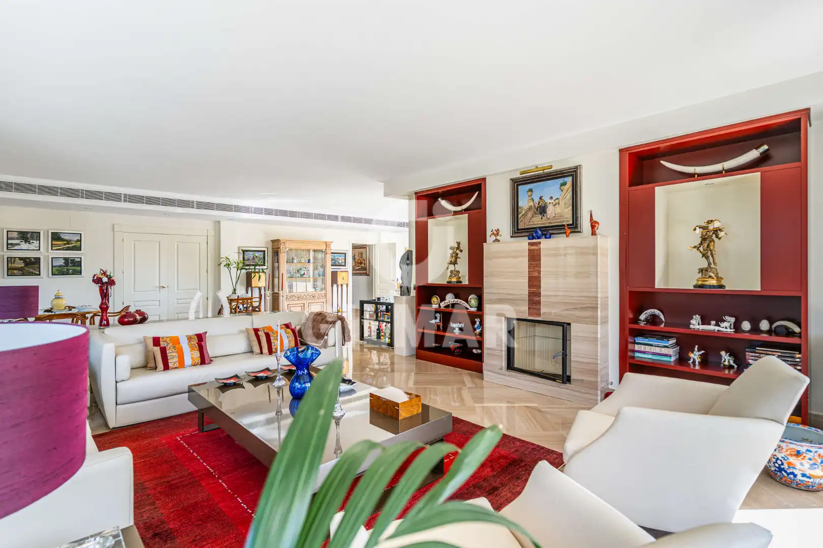 Sala de estar de Casa o chalet en venta en Las Rozas de Madrid con Aire acondicionado, Calefacción y Jardín privado