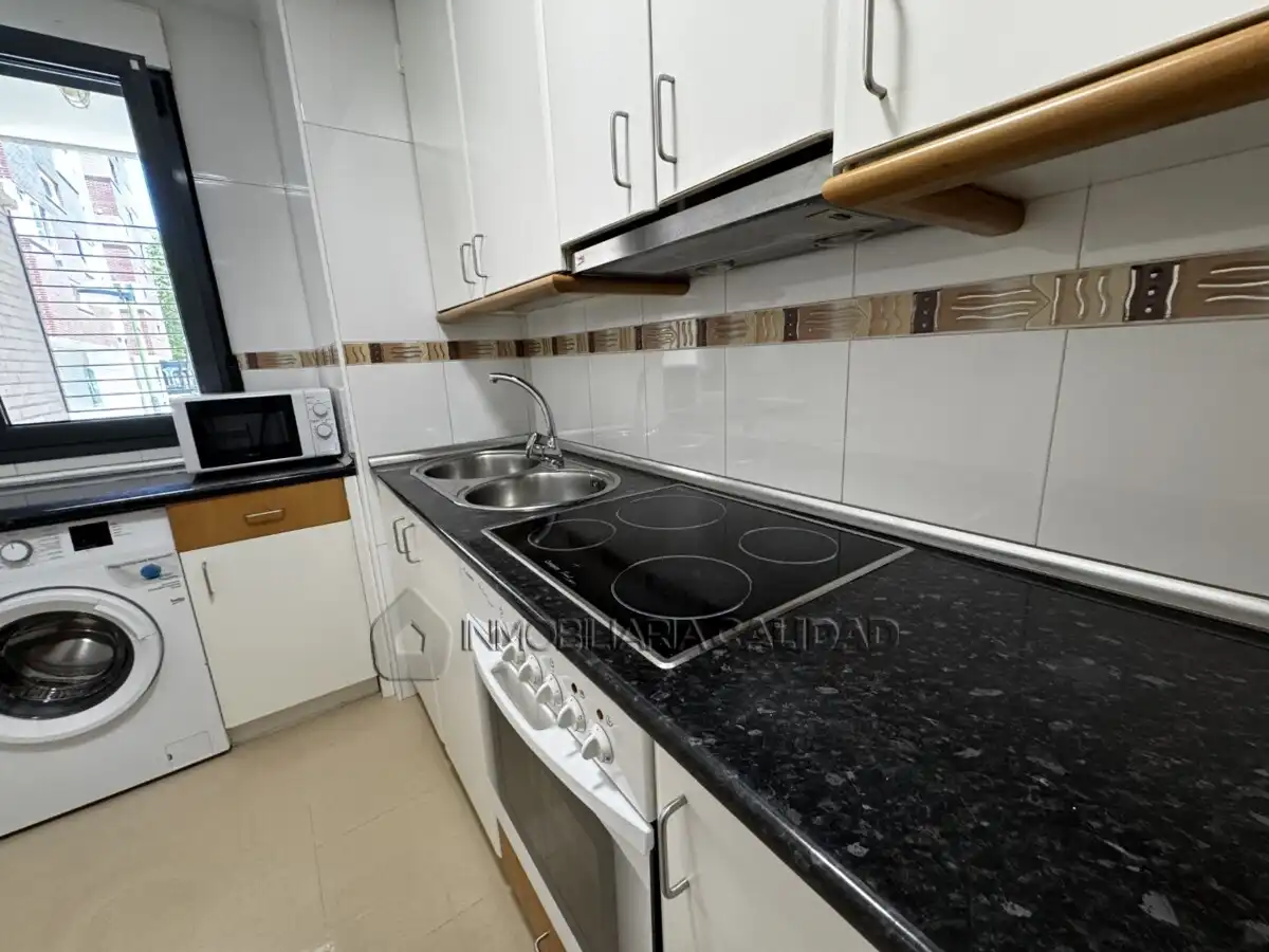 Kitchen of Flat for rent in Burgos  with Heating, Terrace and Storage room