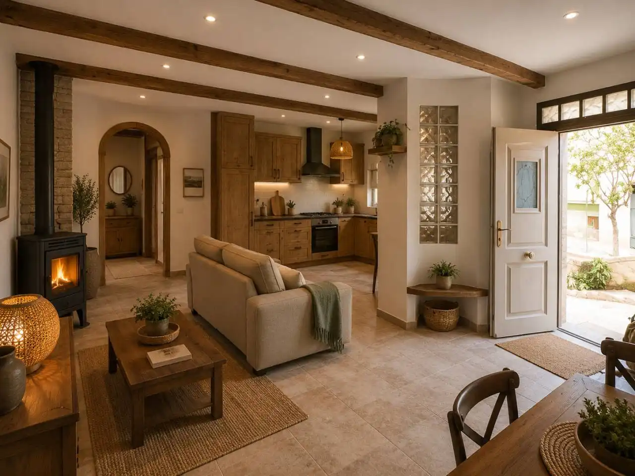 Sala de estar de Casa o chalet en venta en Aspe con Terraza