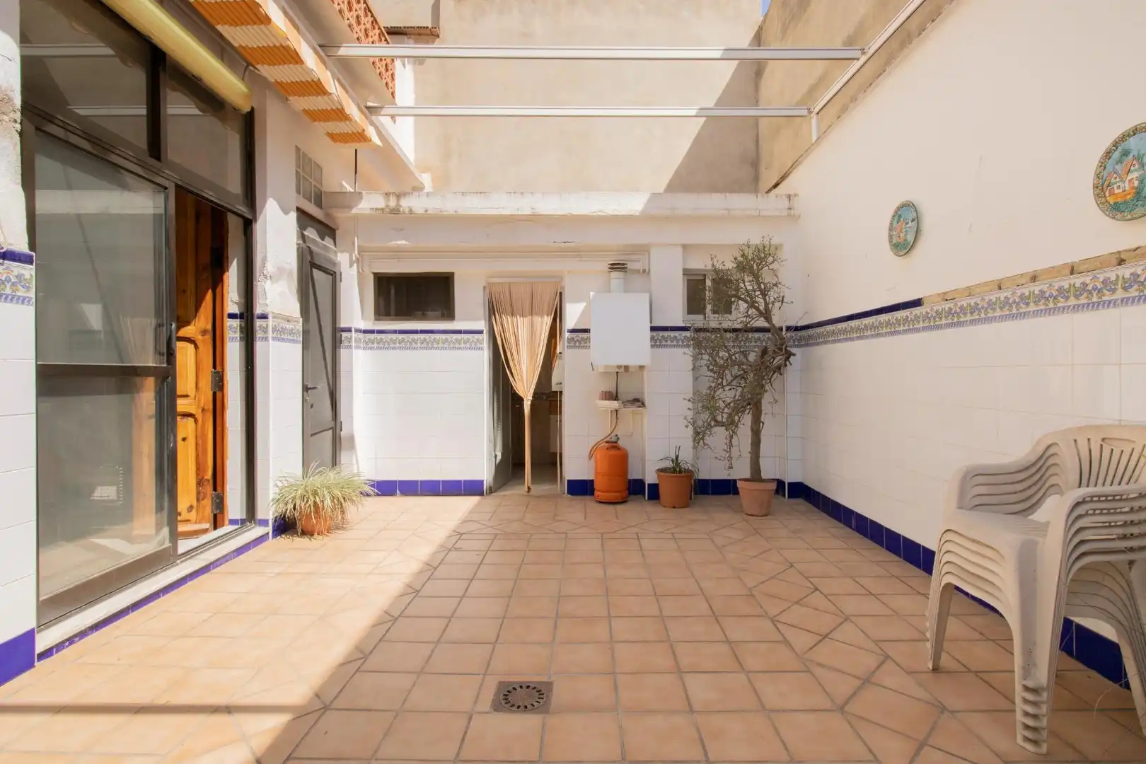 Terrace of Country homes for sale in Rafelbuñol / Rafelbunyol  with Air Conditioner, Terrace and Furnished