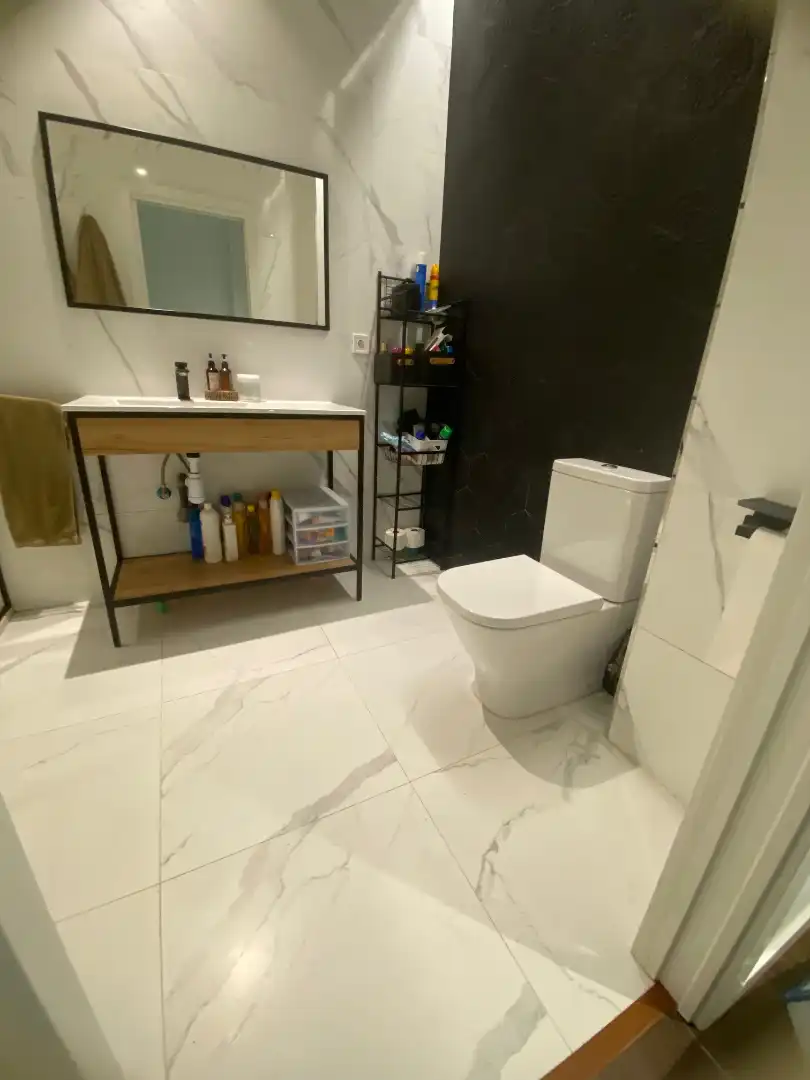 Badezimmer von Erdgeschoss zum Verkauf in Benetússer mit Klimaanlage, Heizung und Terrasse