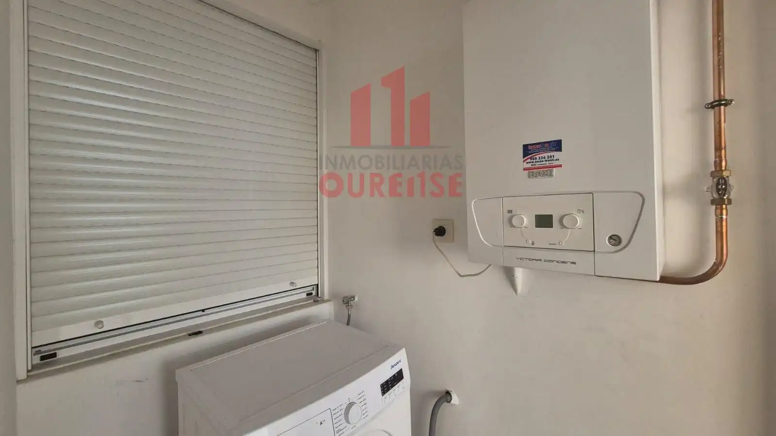 Vista exterior de Pis de lloguer en Ourense Capital  amb Calefacció, Terrassa i Moblat