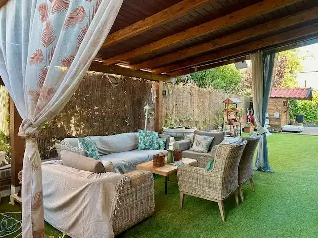 Terraza de Casa o chalet en venta en  Madrid Capital con Piscina