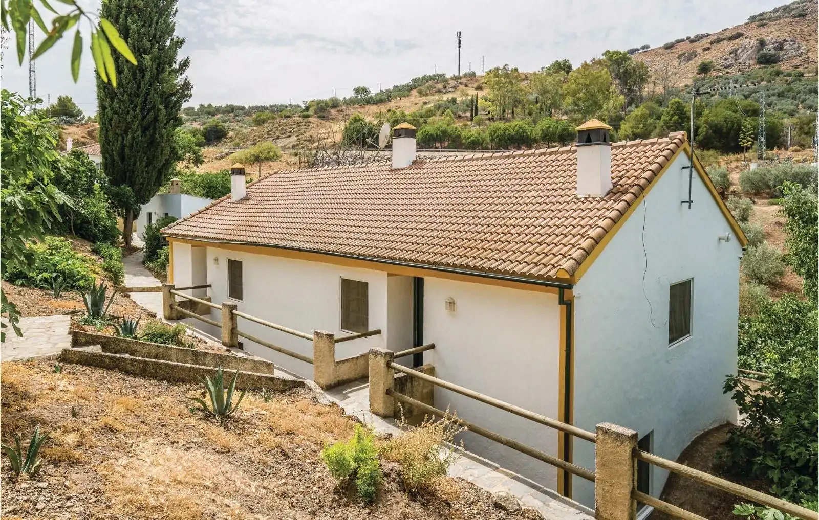 Exterior view of Houses for sale in Málaga  with Private garden, Swimming Pool and Furnished