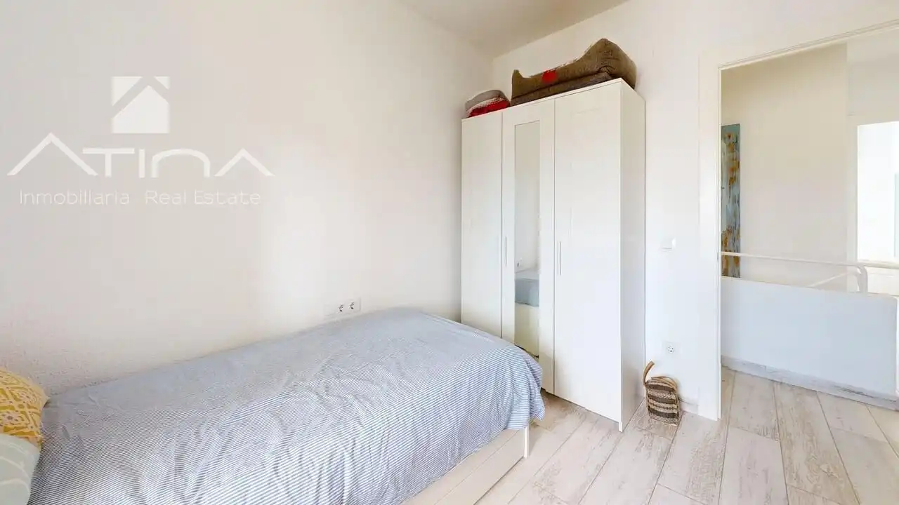 Terrasse von Maisonette zum Verkauf in Jávea / Xàbia mit Klimaanlage, Heizung und Privatgarten