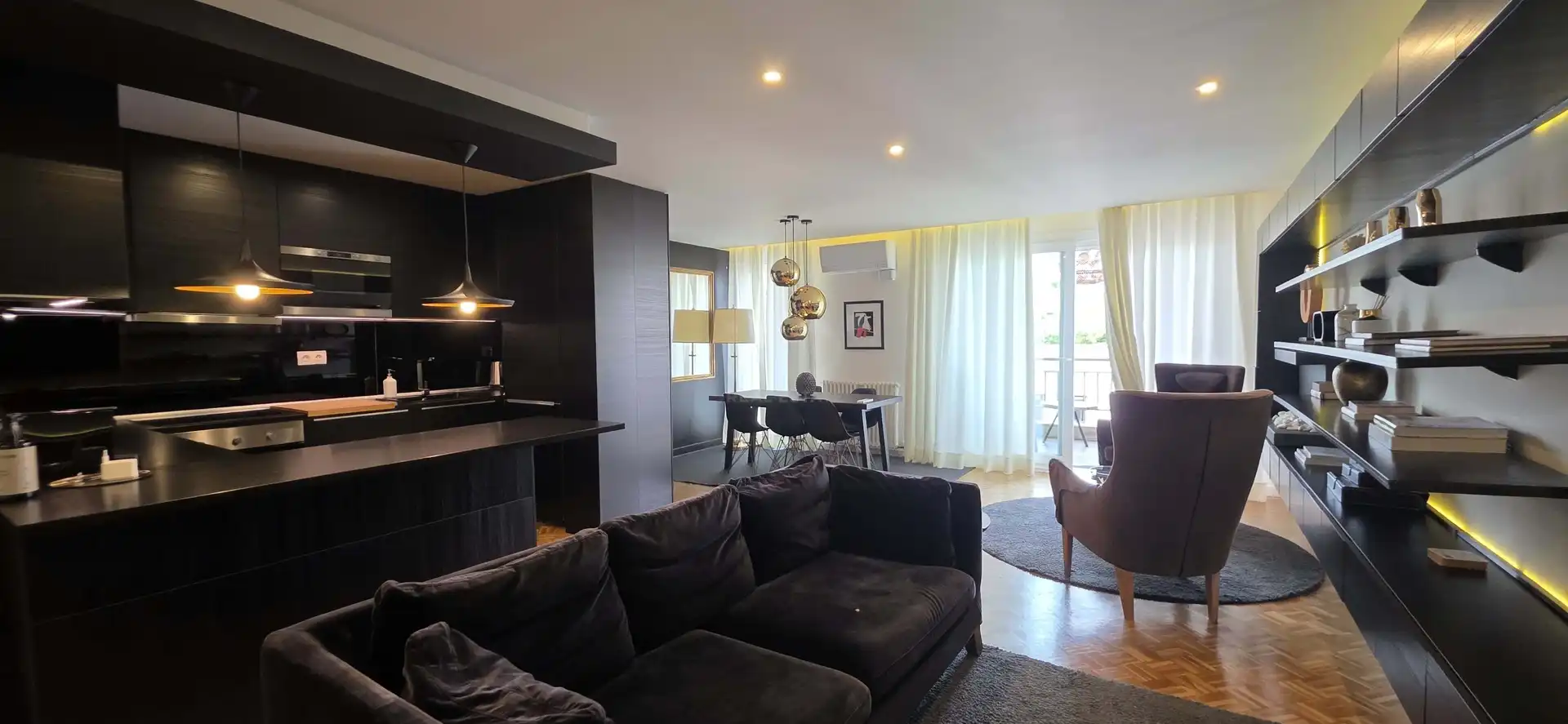 Sala de estar de Piso en venta en Barcelona con Calefacción y Terraza