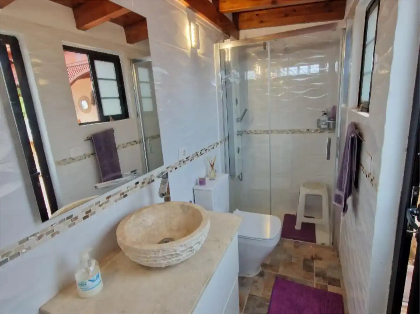 Bathroom of Flat for sale in Guía de Isora  with Air Conditioner, Private garden and Storage room