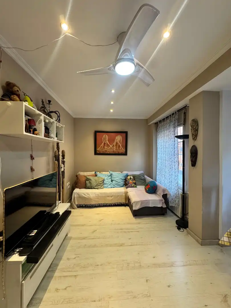 Living room of Flat for sale in Valencia  with Parquet flooring and Terrace