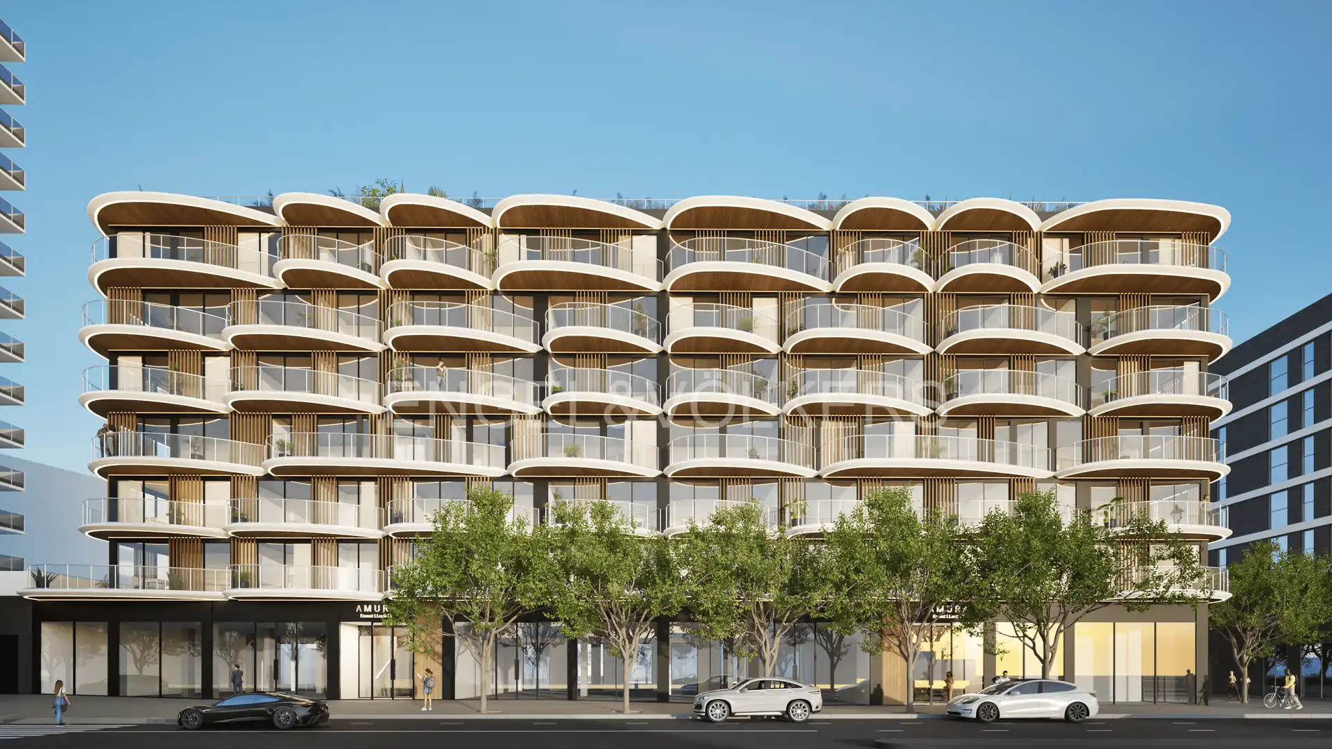 Vista exterior de Piso en venta en Mataró con Aire acondicionado, Calefacción y Parquet