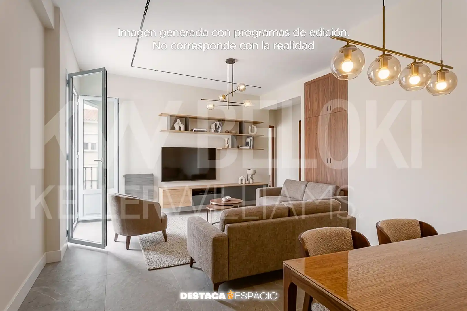 Wohnzimmer von Wohnung zum Verkauf in  Pamplona / Iruña mit Heizung und Balkon