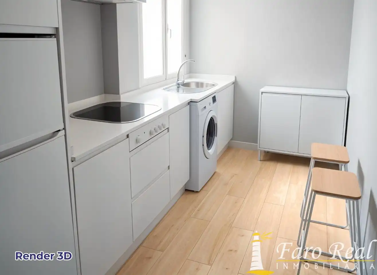 Cocina de Apartamento en venta en Sanlúcar de Barrameda