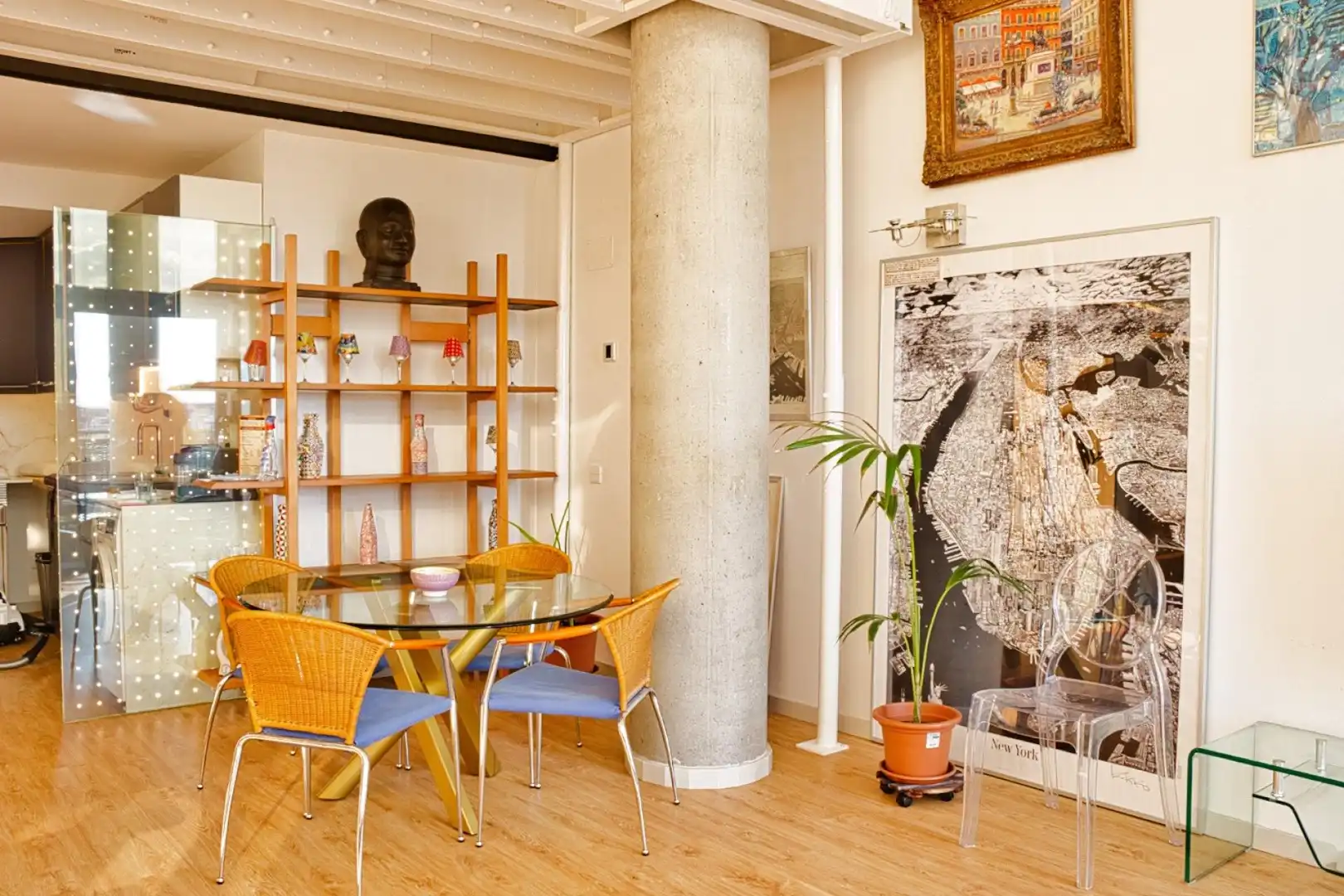 Esszimmer von Wohnung zum Verkauf in San Sebastián de los Reyes mit Klimaanlage, Heizung und Terrasse