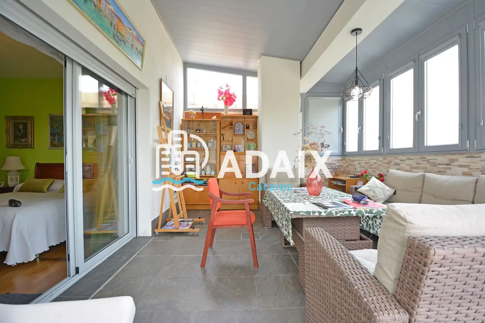 Jardín de Ático en venta en Cáceres con Aire acondicionado, Calefacción y Terraza