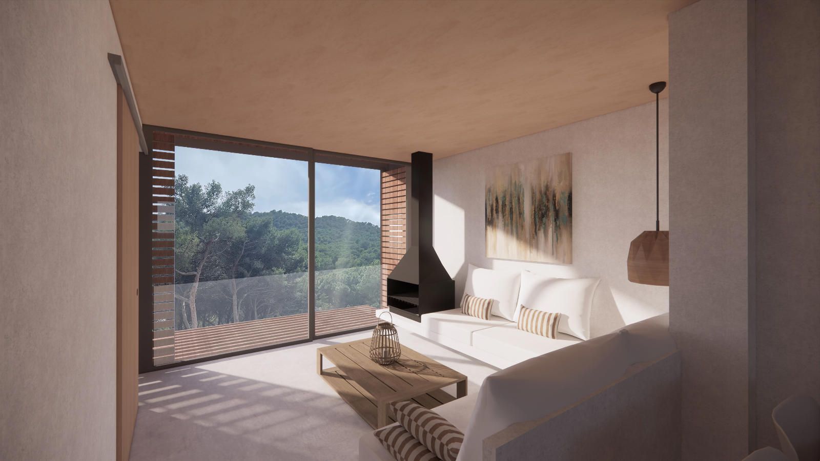 Sala d'estar de Àtic en venda en Palafrugell amb Aire condicionat, Calefacció i Terrassa