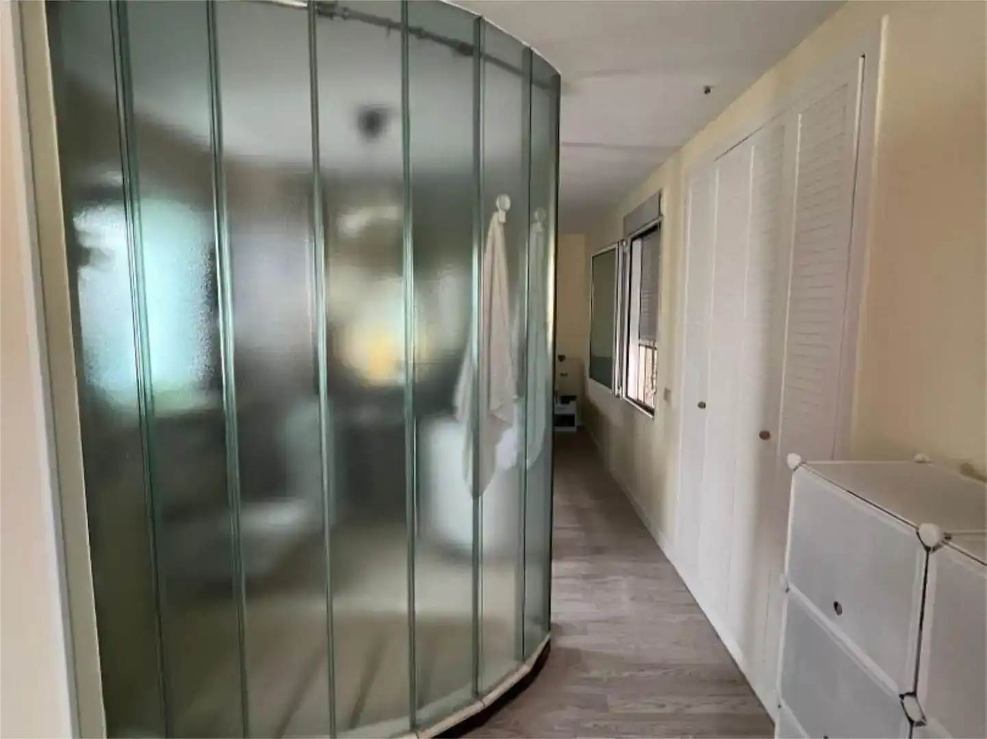 Badezimmer von Dachboden zur Miete in  Madrid Capital mit Klimaanlage