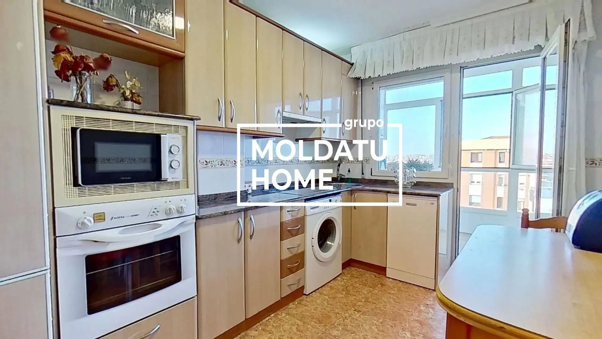 Kitchen of Flat for sale in Sestao   with Heating and Terrace