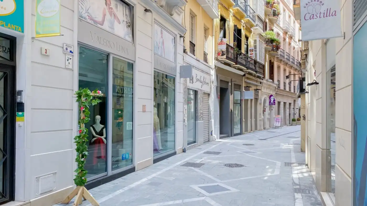 Exterior view of Flat for rent in Málaga  with Air Conditioner, Parquet flooring and Furnished