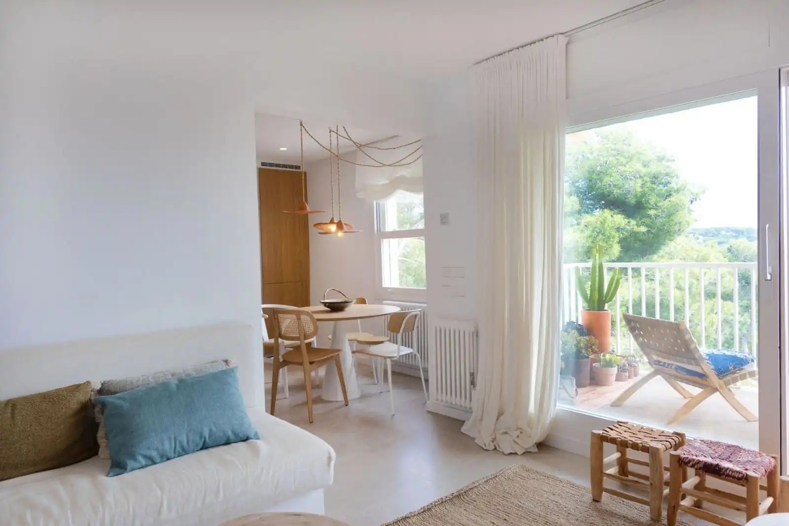 Wohnzimmer von Wohnungen zum Verkauf in Palafrugell mit Heizung, Terrasse und Möbliert