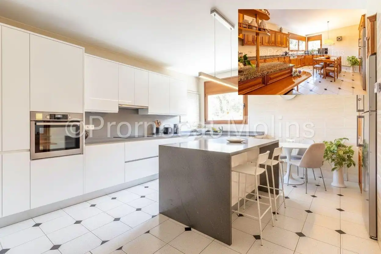 Cocina de Casa o chalet en venta en La Palma de Cervelló con Calefacción, Jardín privado y Terraza