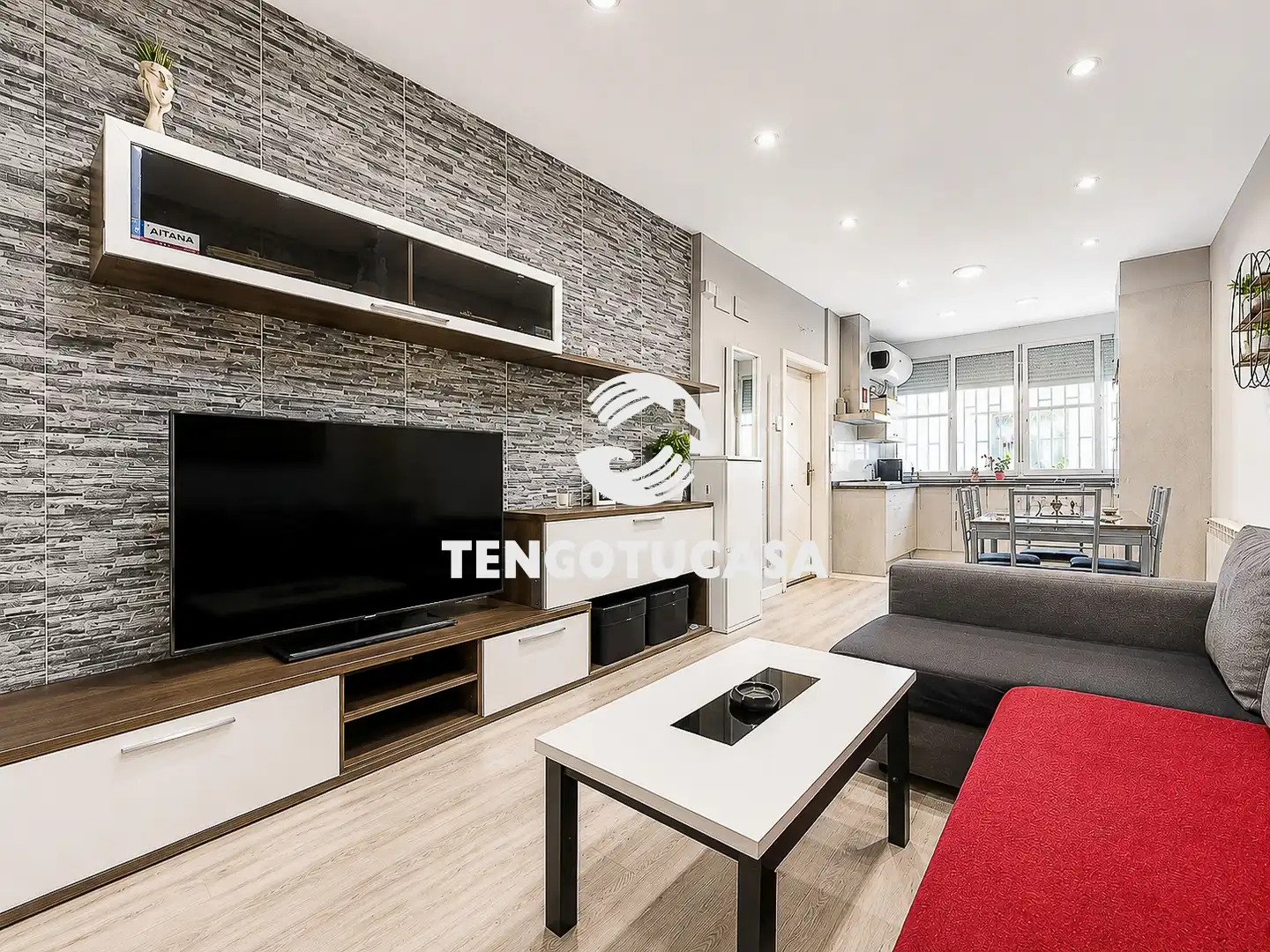 Living room of Flat for sale in Madrid