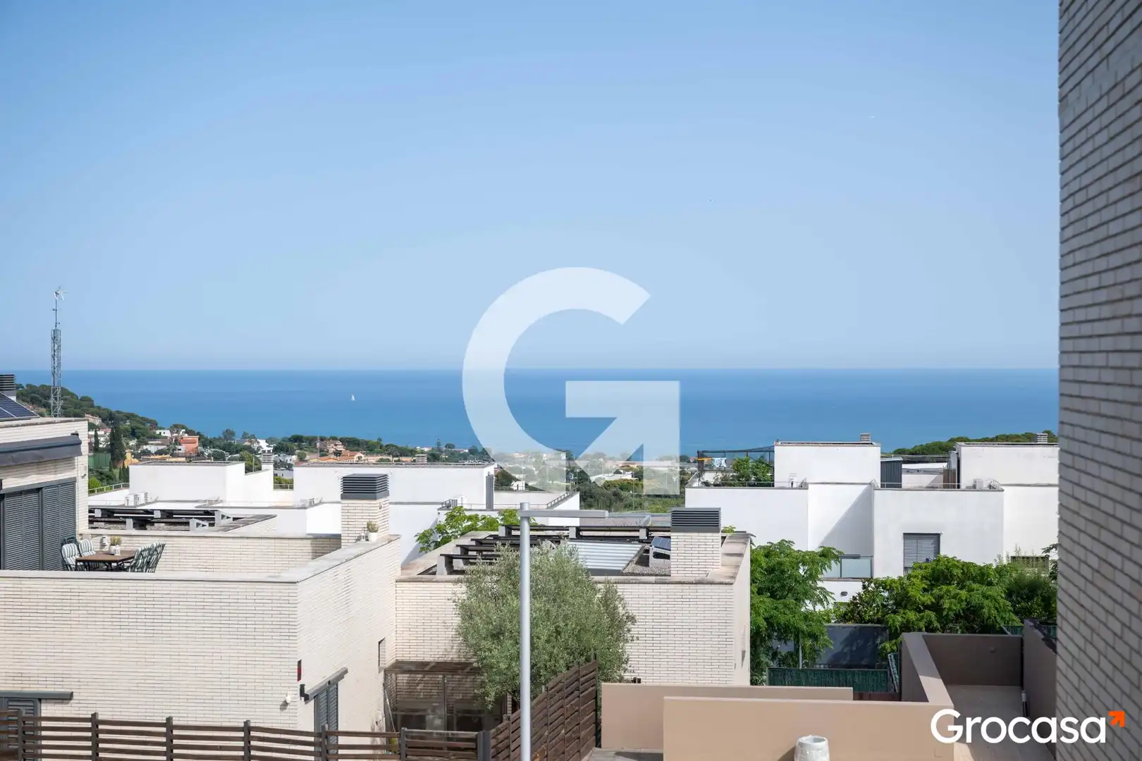 Balcony of Detached homes for sale in Mataró  with Air Conditioner, Heating and Private garden