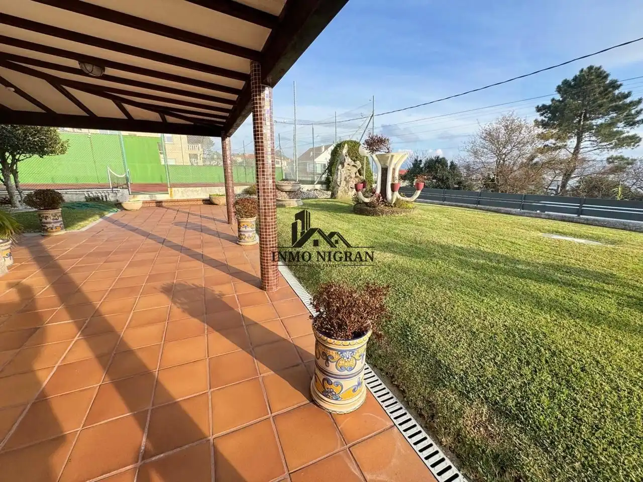 Terrace of Houses for rent in Nigrán  with Heating, Private garden and Storage room