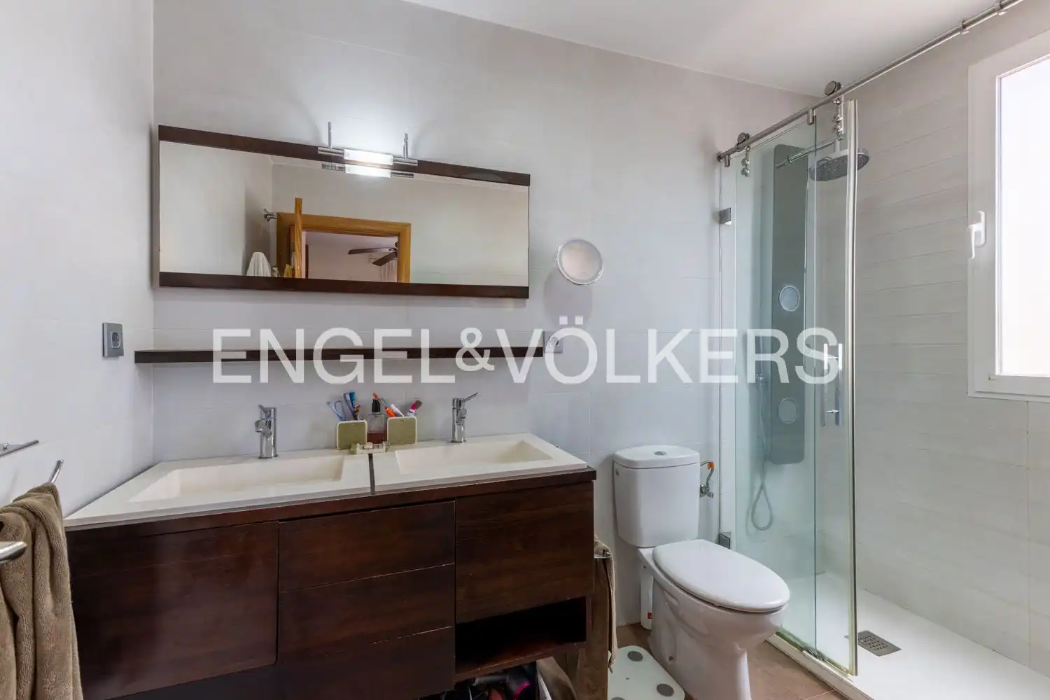 Bathroom of Houses for rent in Riba-roja de Túria  with Air Conditioner, Heating and Private garden